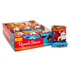 RUSSELL STOVER MARSHMALLOW ORNAMENT COVERED IN MILK CHOCOLATE 1.3 OZ