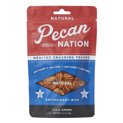 PECAN NATION NATURAL PECANS 4 OZ POUCH