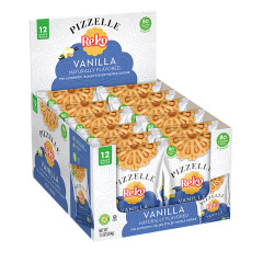 REKO VANILLA PIZZELLE SNACK PACK 0.6 OZ 12 COUNT