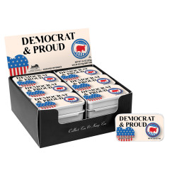 AMUSEMINTS DEMOCRAT & PROUD MINTS 0.56 OZ SLIDER TIN