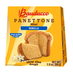 BAUDUCCO MINI PANETTONE VANILLA 2.8 OZ BOX