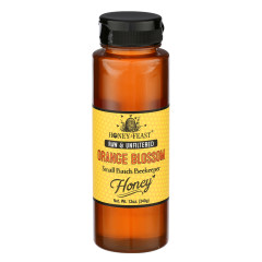 HONEY FEAST - ORANGE BLOSSM HONEY - 12OZ