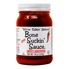 BONE SUCKIN' HOT SWEET SOUTHERN SAUCE 18 OZ JAR