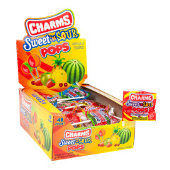 CHARMS SWEET 'N SOUR POPS LOLLIPOPS 0.63 OZ