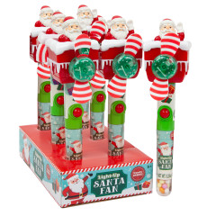 CHRISTMAS LIGHT UP SANTA CANDY FAN 0.28 OZ