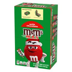 M&M'S CHRISTMAS MINI MILK CHOCOLATE M&M'S 1.77 OZ MEGA TUBE