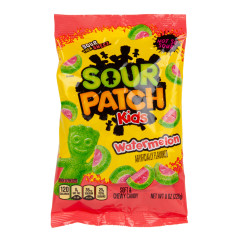 SOUR PATCH KIDS WATERMELON 8 OZ PEG BAG