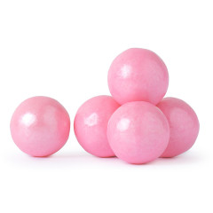 CLEVER CANDY SHIMMER LIGHT PINK  GUMBALLS TUTTI FRUTTI FLAVORED 850 CT