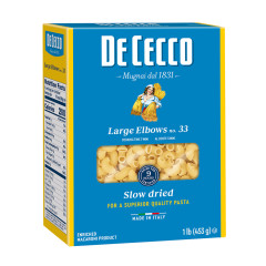 DECECCO LARGE ELBOWS 16 OZ BOX