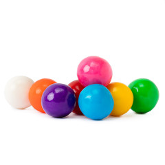 CLEVER CANDY ASSORTED GUMBALLS 1900 CT 0.73"