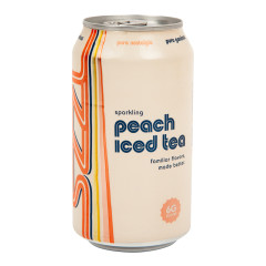 SZZL SPARKLING PEACH ICED TEA 12 OZ CAN