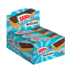 SKIPPY PEANUT BUTTER & CHOCOLATE FUDGE WAFER BARS 1.3 OZ BAR