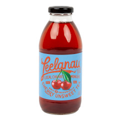 LEELANAU CHERRY UNSWEETENED ICED TEA 16 OZ BOTTLE