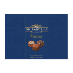 GHIRARDELLI SIGNATURE COLLECTION PRALINES BLUE 6 OZ GIFT BOX