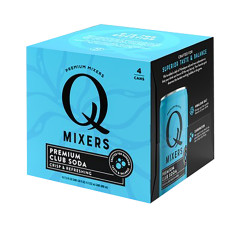 Q MIXERS CLUB SODA CAN 6 PACK 7.5 OZ