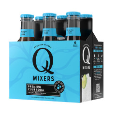 Q MIXERS CLUB SODA BOTTLE 6 COUNT 6.7 OZ