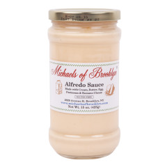 MICHAELS OF BROOKLYN ALFREDO SAUCE 15 OZ JAR