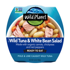 WILD PLANET - RTE WILD TUNA WHTE BEAN SALAD - 5.6OZ