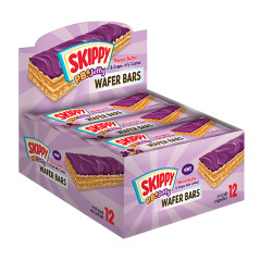 SKIPPY PEANUT BUTTER & GRAPE JELLY WAFER BARS 1.3 OZ BAR