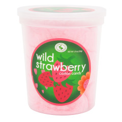 CHOCOLATE STORYBOOK WILD STRAWBERRY COTTON CANDY 1.75 OZ TUB