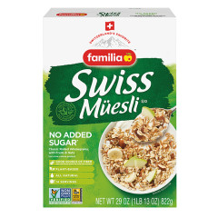 FAMILIA NO SUGAR ADDED MUESLI 32 OZ BOX #01214