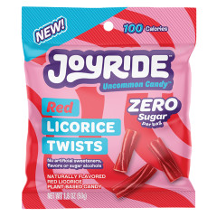 JOYRIDE RED LICORICE TWISTS ZERO SUGAR 5.4 OZ BAG