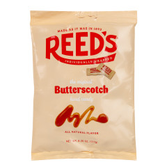 REED'S BUTTERSCOTCH 6.25 OZ PEG BAG