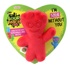 SOUR PATCH KIDS MARSHMALLOWS & PLUSH TOY HEART 3.53 OZ BOX