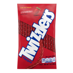 TWIZZLERS STRAWBERRY TWISTS 7 OZ PEG BAG