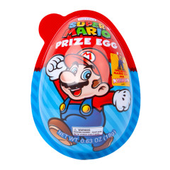 SUPER MARIO CANDY AND PRIZE EGG 0.63 OZ