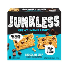 JUNKLESS - CHOCOLATE CHIP BARS (6CT)