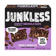 JUNKLESS - DOUBLE CHOCOLATE BARS (6CT)