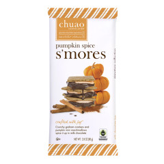 CHUAO PUMPKIN SPICE S&rsquo;MORES MILK CHOCOLATE BAR 2.8 OZ