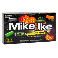 MIKE & IKE SOUR SPOOKY TREATS 4.25 OZ THEATER BOX