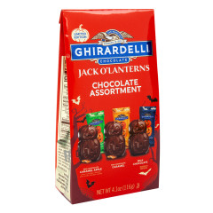 GHIRARDELLI ASSORTED CHOCOLATE JACK O'LANTERN BAG