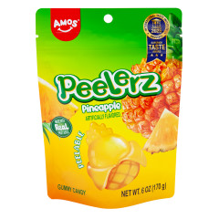PEELERZ GUMMY PINEAPPLE 6 OZ BAG