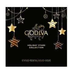 GODIVA HOLIDAY STARS COLLECTION 9 PIECE BOX
