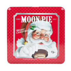 MOON PIE SINGLES SANTA 24 OZ TIN