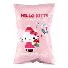HELLO KITTY CANDY CANE HOLIDAY COTTON CANDY 3.1 OZ BAG