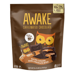 AWAKE - SALTED CARAMEL DARK CHOCOLATE BITE(8CT) - 3.8OZ