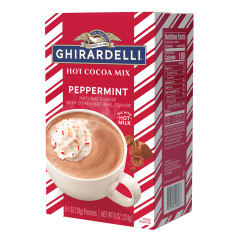 GHIRARDELLI PEPPERMINT HOT COCOA MIX 8 OZ BOX