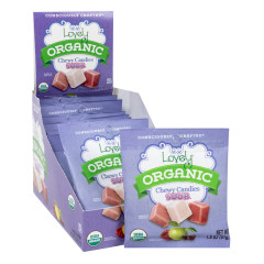 LOVELY CANDY - ORGANIC FRUI CHEW SOUR - 1.8OZ