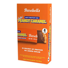 BAREBELLS - SALTED PEANUT CARMELBAR(4CT) - 7.76OZ