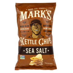 MARK'S - KETTLE CHIPS - SEA SALT - 5OZ