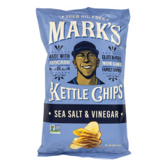 MARK'S - KETTLE CHIPS - SEA SALT VINEGAR - 5OZ