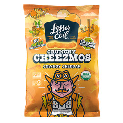 LESSER EVIL - CHEEZMOS - COWBOY CHEDDAR - 7OZ