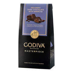 GODIVA MASTERPIECE DARK CHOCOLATE WITH GANACHE 4.1 OZ BAG