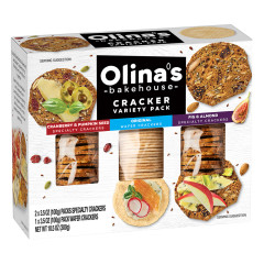 OLINA'S - VARIETY CRACKER PACK - 10.5OZ