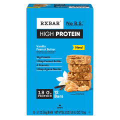 RX BAR - HIGH PROTEIN PEANUT BUTTER VANILLA BAR - 2.1OZ