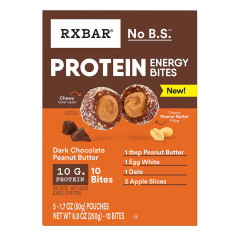 RX BAR - PROTEIN BITES PEANUT BUTTER DARK CHOC(5CT) - 8.8OZ